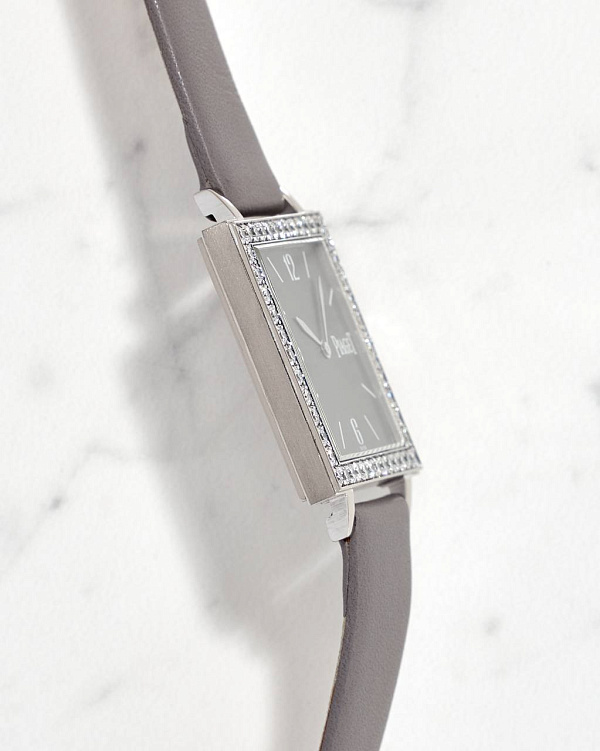 Altiplano Square White Gold & Diamonds Manual Wind