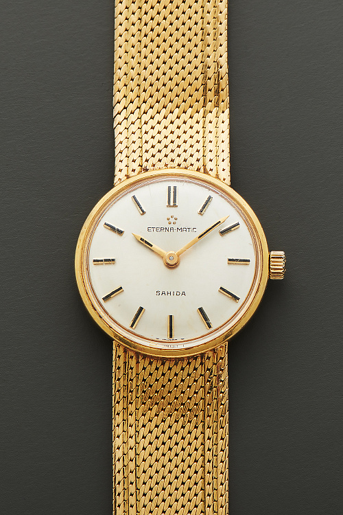 Eterna-Matic Sahida Ladies Dress Watch in 18k Yellow Gold