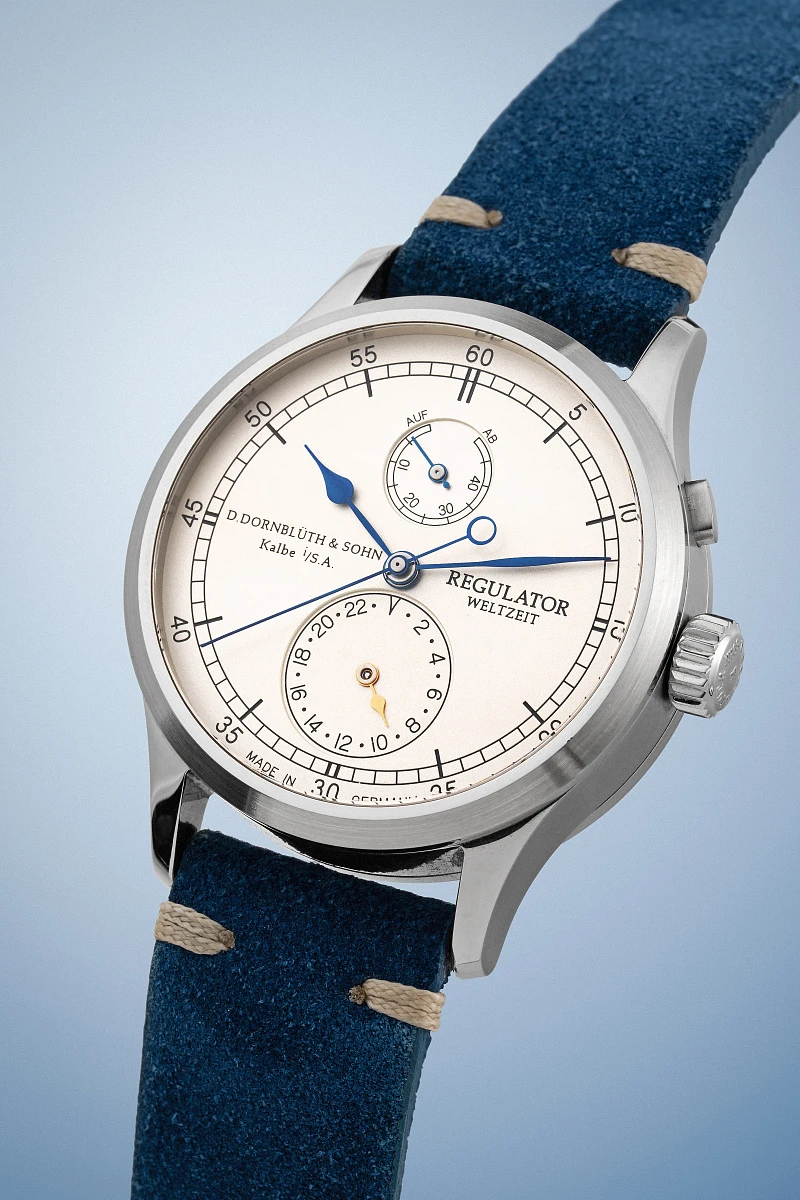 Weltzeit (World Time/GMT) in Stainless Steel