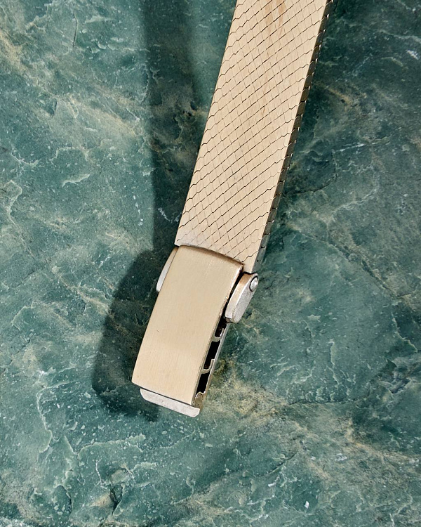 Precision Ladies White Gold Manual Wind