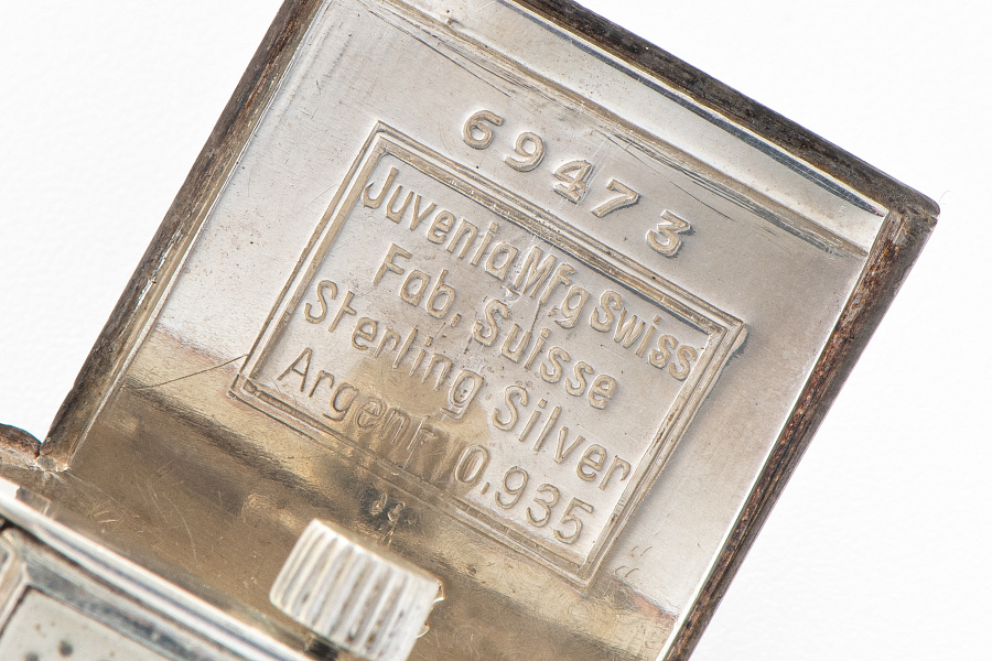 Sport Flask-Style Pocket Watch in Silver