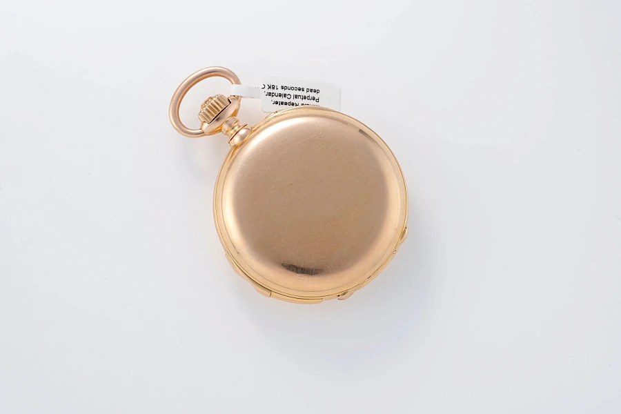 Minute Repeater Perpetual Calendar with Dead-Beat Seconds in 18k Rose Gold