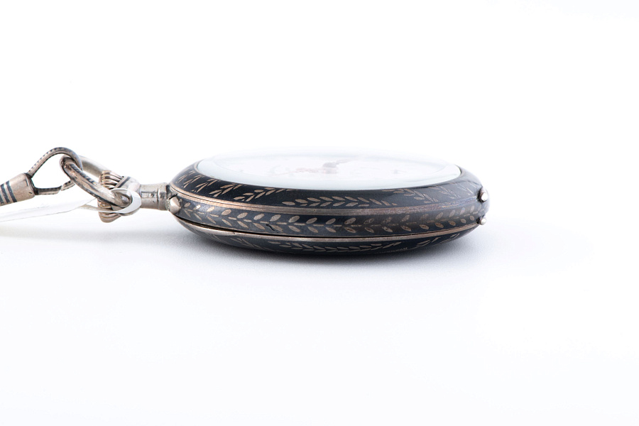 Tula Silver Pocket Watch