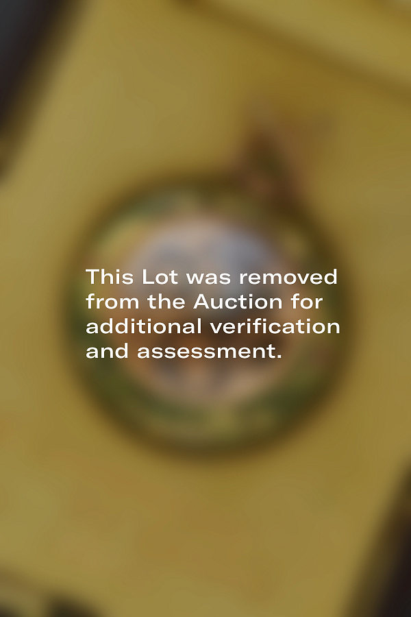 This Lot was removed from the Auction for additional verification and assessment.