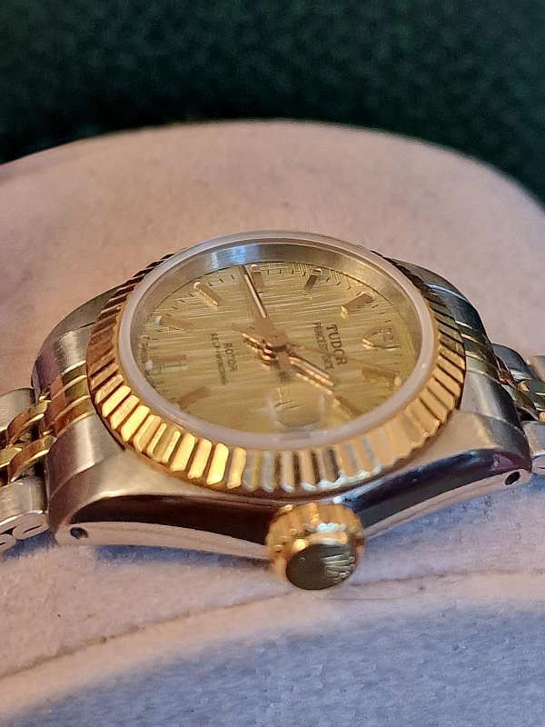 Princess Date Steel & Gold Rolex Case Never Polished