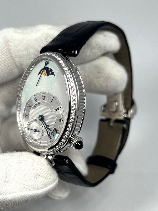 Reine de Naples White Gold Mother of Pearl Dial