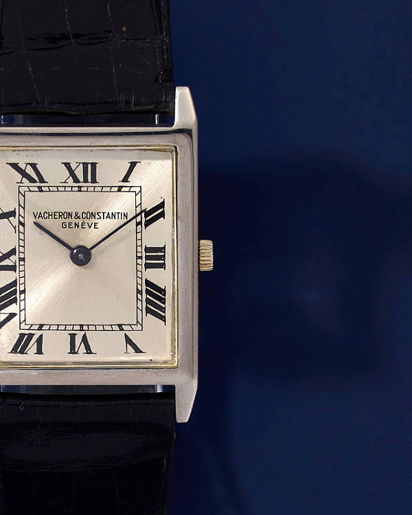Rectangular Dress Watch 6791 White Gold Manual Wind