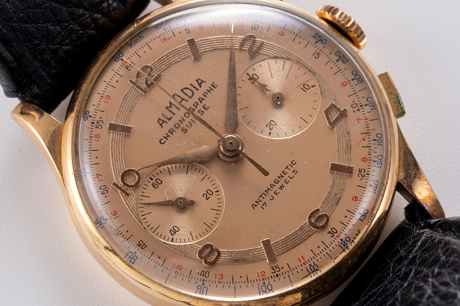1950s Chronograph in 18k Rose Gold