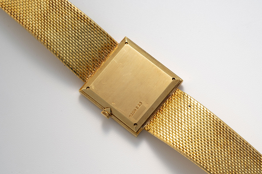 Square Watch Ref. 9200B25 With Lapis Lazuli Dial and Bezel