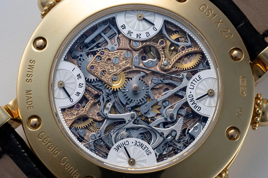 Piece Unique Tourbillon with Grande and Petite Sonnerie Ref. GS1.X.20 in 18k Yellow Gold