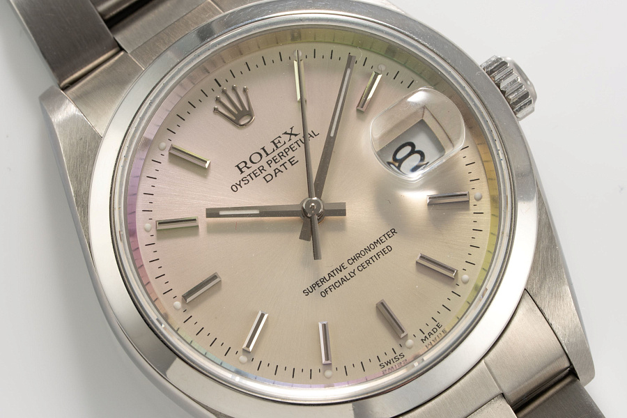 Oyster Perpetual Date Ref. 15200 in Stainless Steel