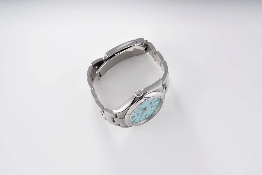 Oyster Perpetual 'Tiffany' Dial Ref. 126000 in Stainless Steel