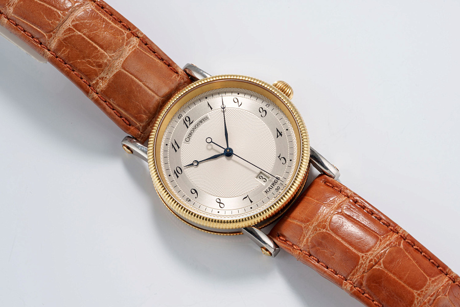 Kairos in Stainless Steel and 18k Yellow Gold