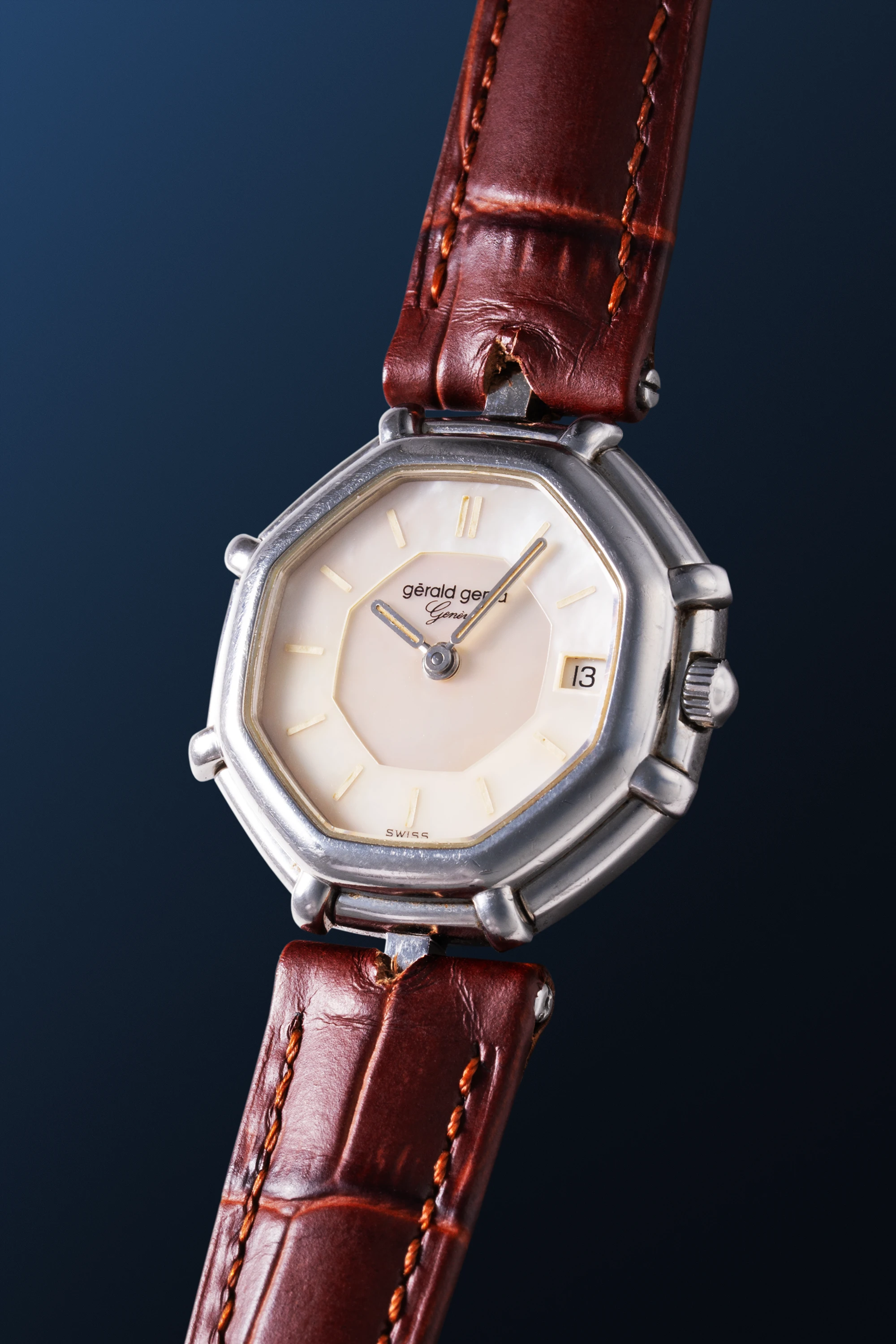 Ladies Watch Ref. G. 2851.7 with Mother of Pearl Dial in Stainless Steel