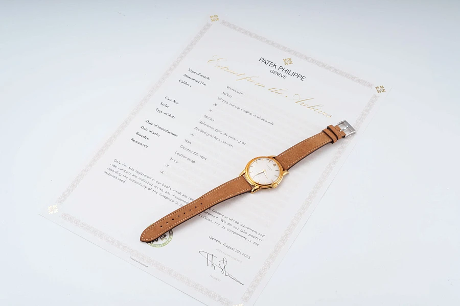 Calatrava Ref. 2525 in 18k Yellow Gold