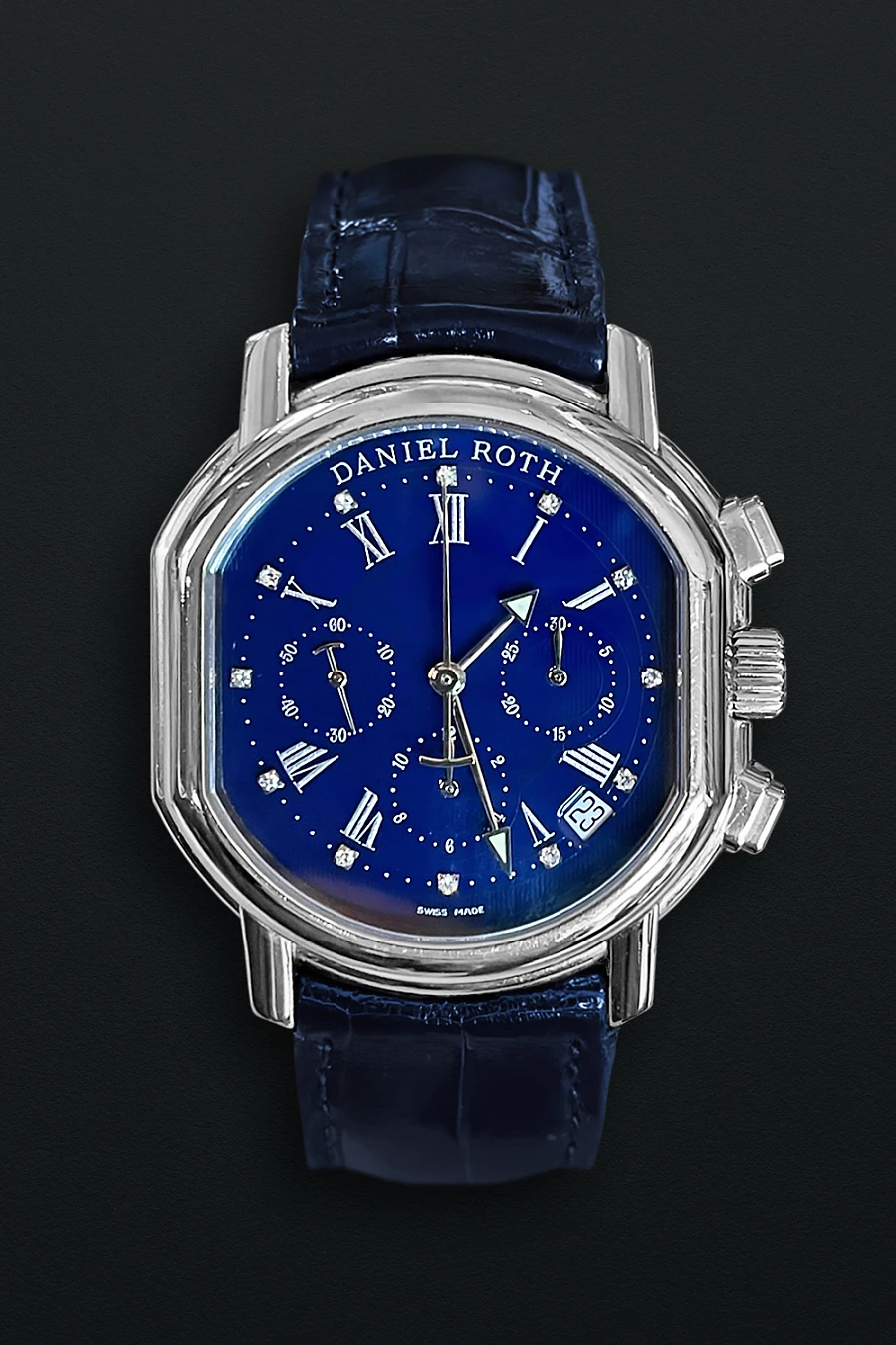 Chronograph ‘El Primero’ Blue Dial Diamond Indexes