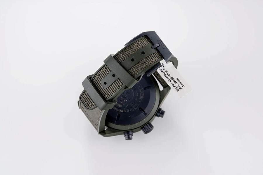 Top Gun Chronograph Ref. IW389106 in Green Ceramic