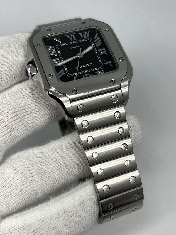 Santos de Cartier Steel Medium Model