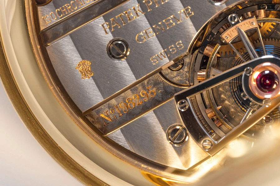 Obersvatory Chronometer Tourbillon Pocket Watch Ref. 966J in 18k Yellow Gold