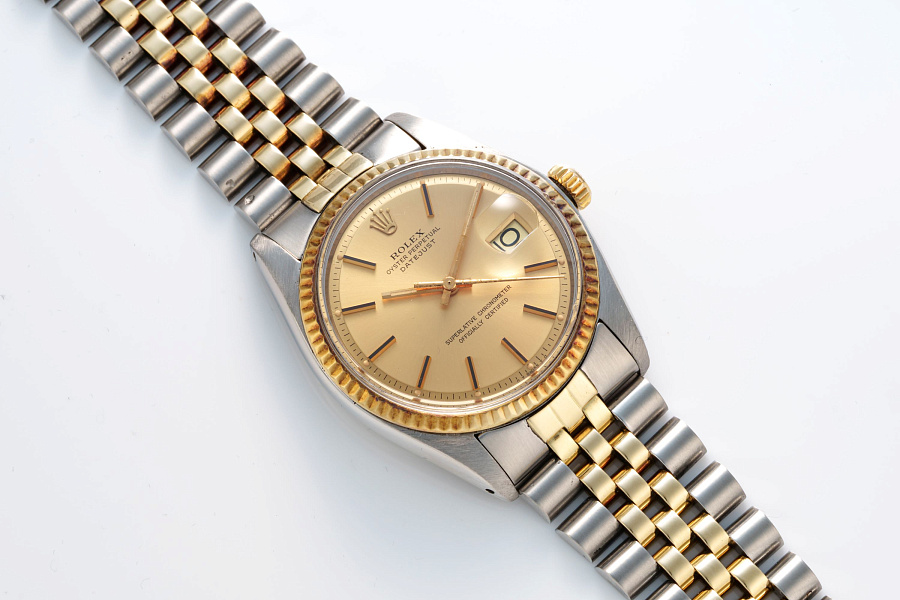 Datejust Ref. 1601 in Stainless Steel and 18k Yellow Gold