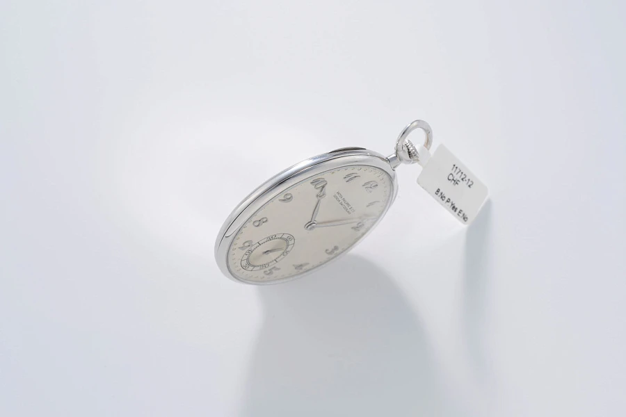 Pocket Watch with Breguet Numerals in Platinum