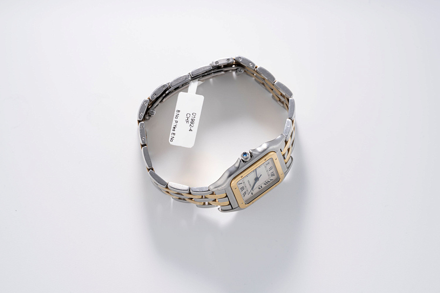 Panthère Ref. 1100 in Stainless Steel and 18k Yellow Gold