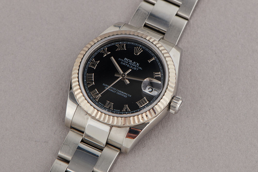 Datejust 31mm with Fluted White Gold Bezel