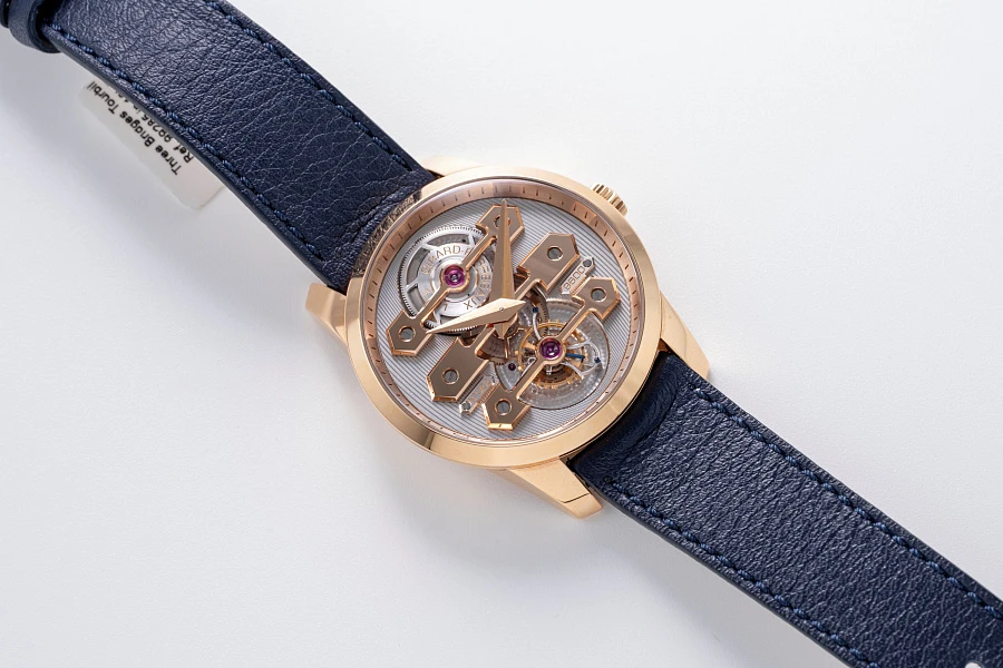 Three Bridges Tourbillon Ref. 99285 in 18k Rose Gold