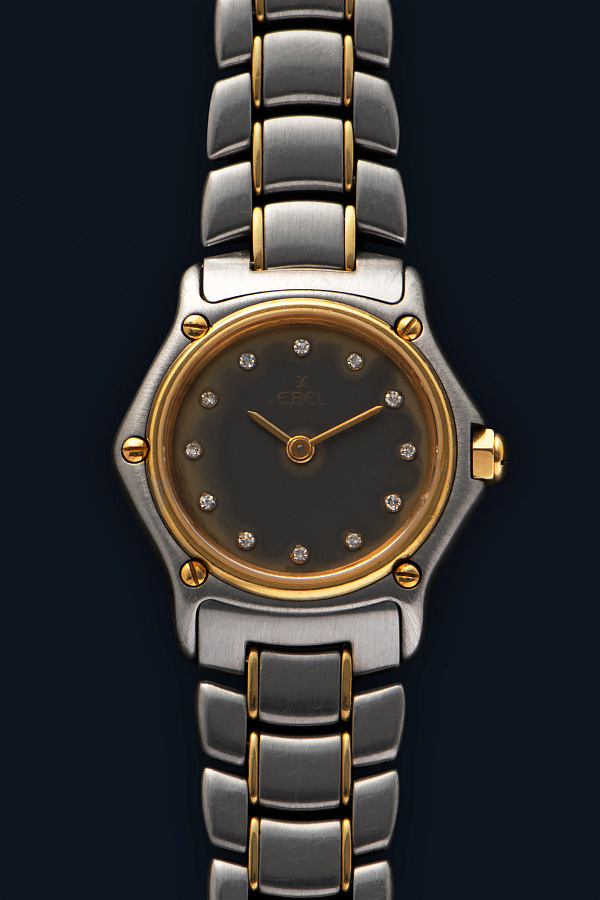 1911 Mini Quartz Ref. 166901 in Stainless Steel and 18k Yellow Gold