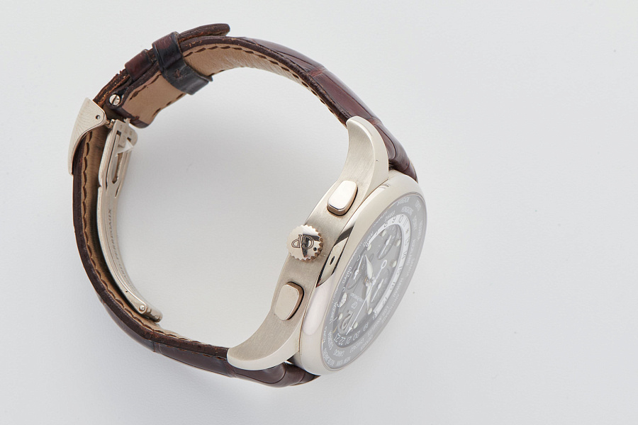 Chronograph World Timer in 18k White Gold