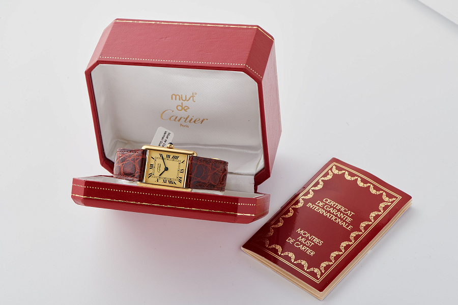 Must de Cartier Tank Vermeil Quartz