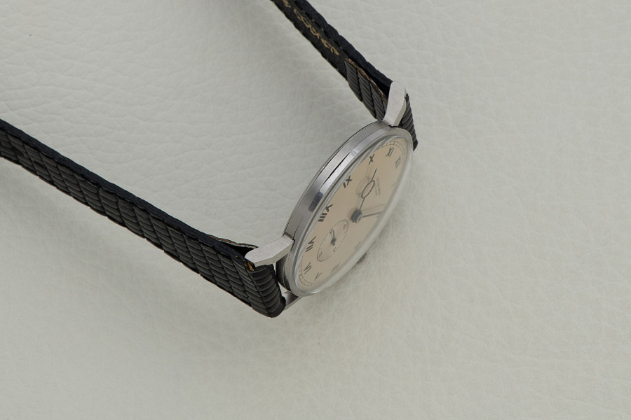 Steel Dress Watch with 'Pierced' Hour Hand