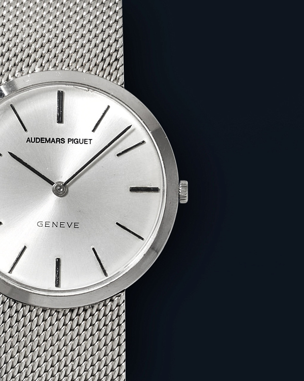 Vintage Dress Watch in 18k White Gold