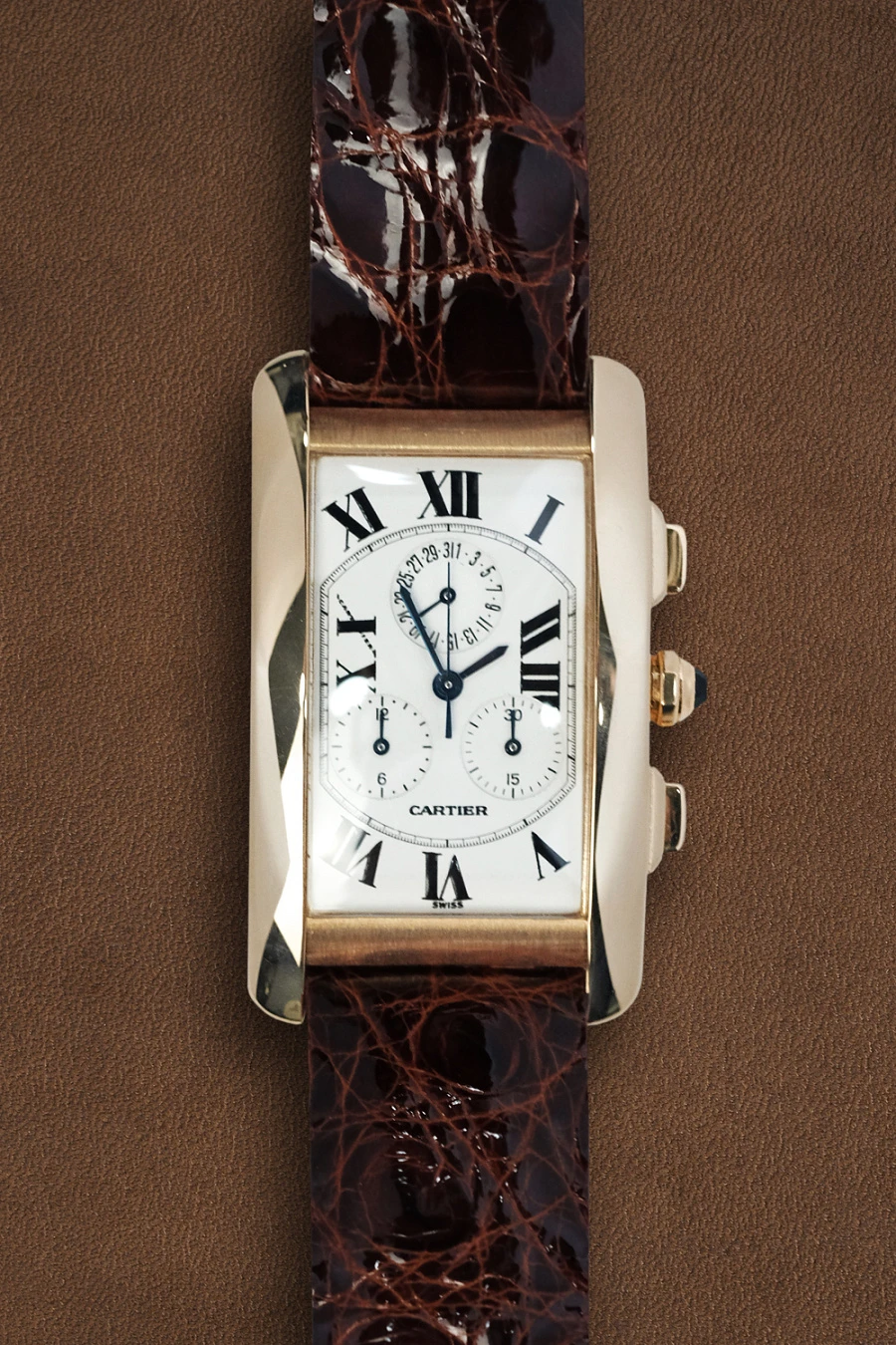 Tank Americaine Chronopgraph 18k Yellow Gold