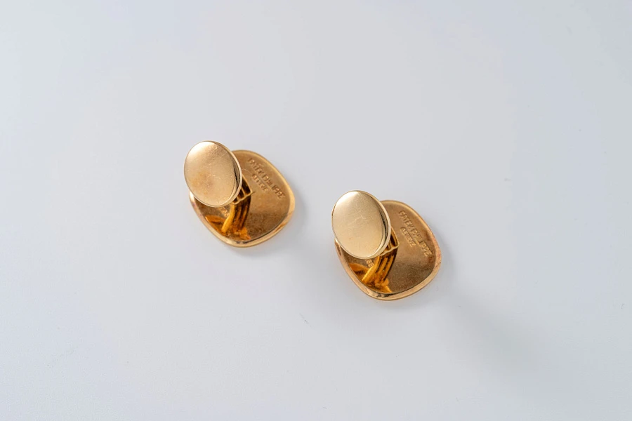 Ellipse Cufflinks in 18k Yellow Gold