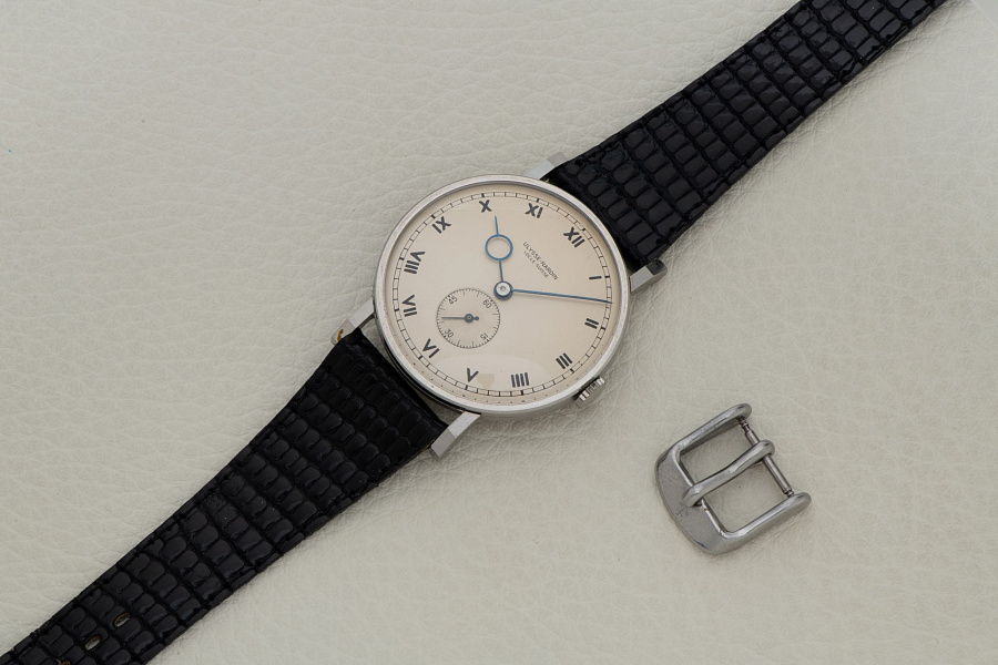 Steel Dress Watch with 'Pierced' Hour Hand