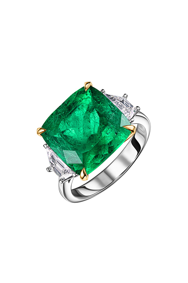 9.56 ct. Emerald Ring