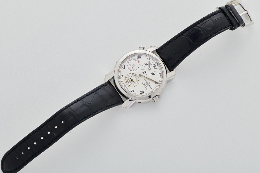 Régulateur Dual Time in 18k White Gold