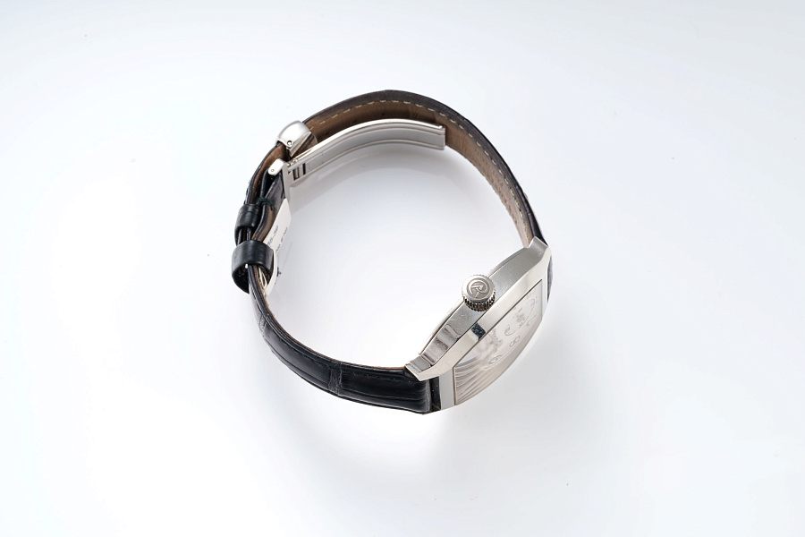 Hours of the World Tonneau in Stainless Steel