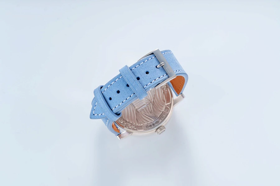 Origin Series 'Water' with Enamel Dial and Sterling Silver Case