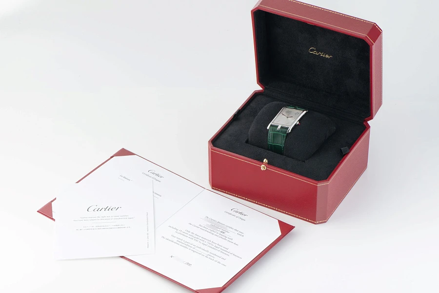 Tank Asymmetrique Ref. WGTA0042 in Platinum