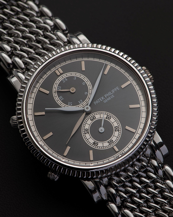 Calatrava Travel Time 5034 White Gold