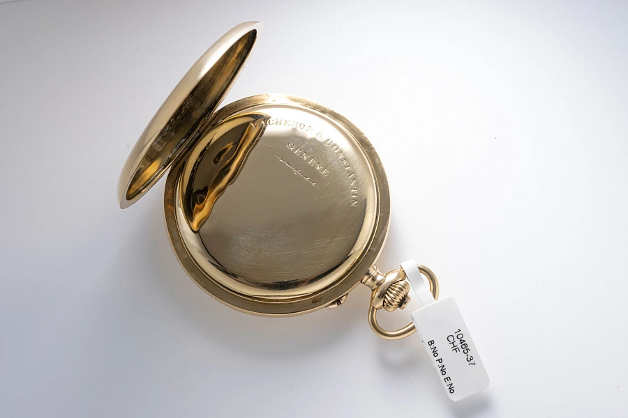 Chronograph Pocket Watch in 18k Yellow Gold