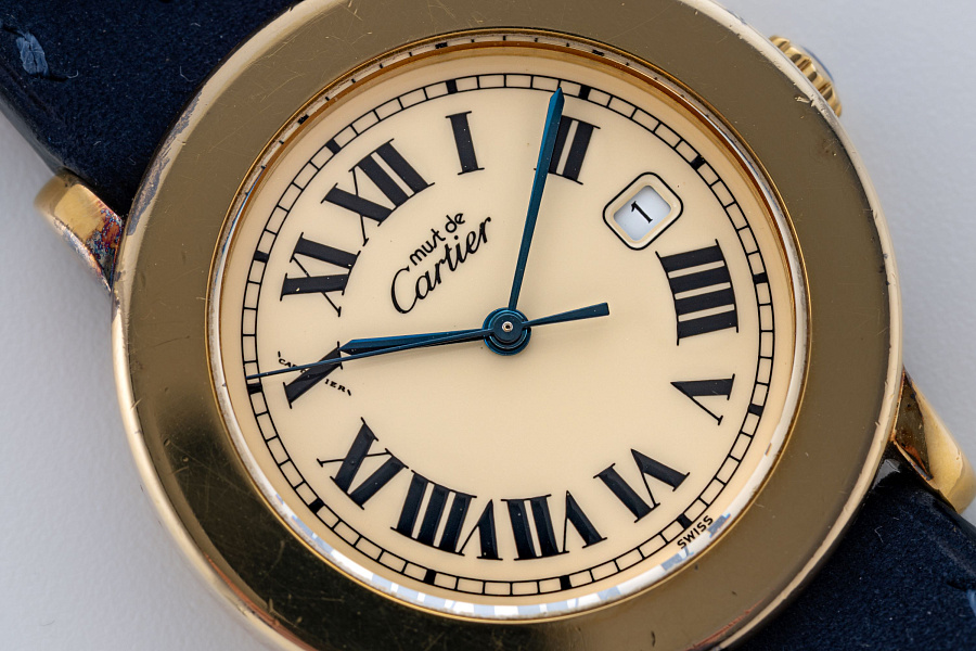 Ronde de Cartier Ref. 1800 in Gold-Plated Silver
