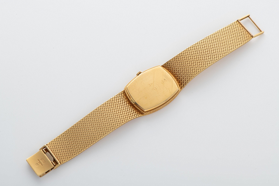 Dress Watch Ref. 674 in 18k Yellow Gold with Pink Patina