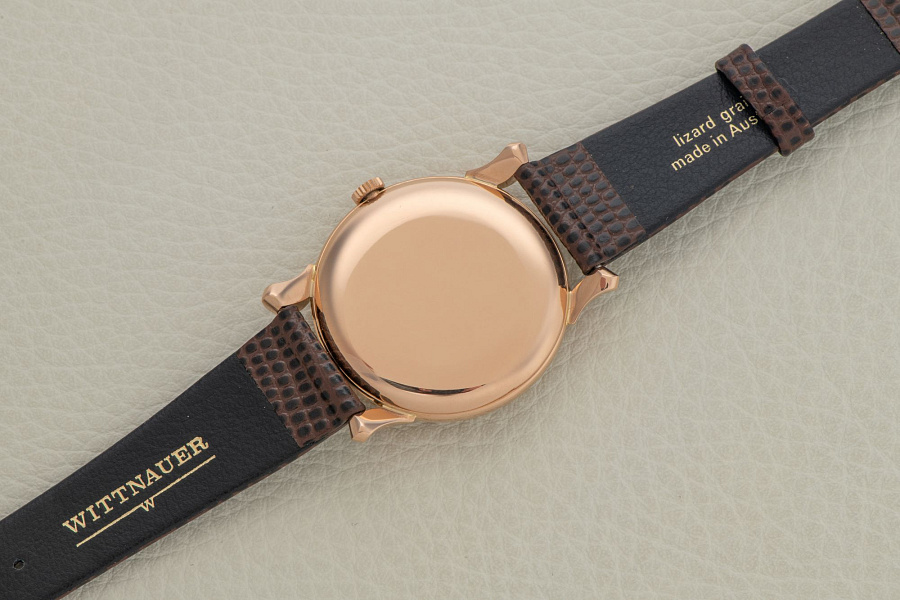 Fancy Lugs Dress Watch in 18k Rose Gold