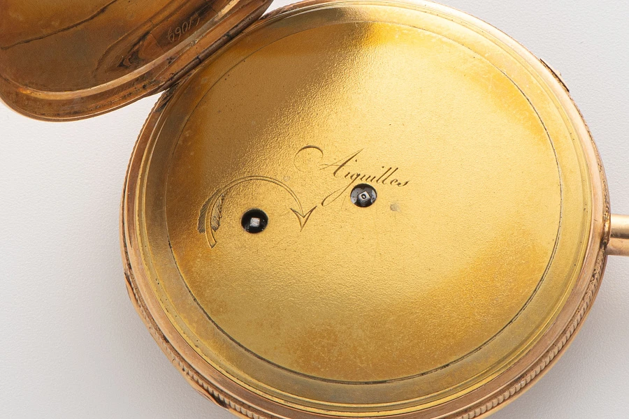 Breguet-Style Quarter Repeater Pocket Watch in 18k Yellow Gold