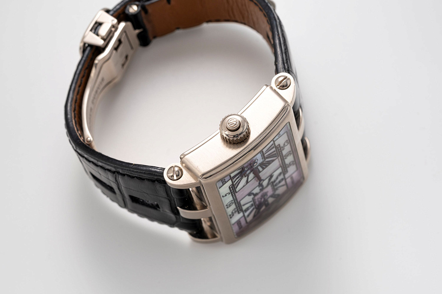 Too Much GMT with Mother of Pearl Dial in 18k White Gold