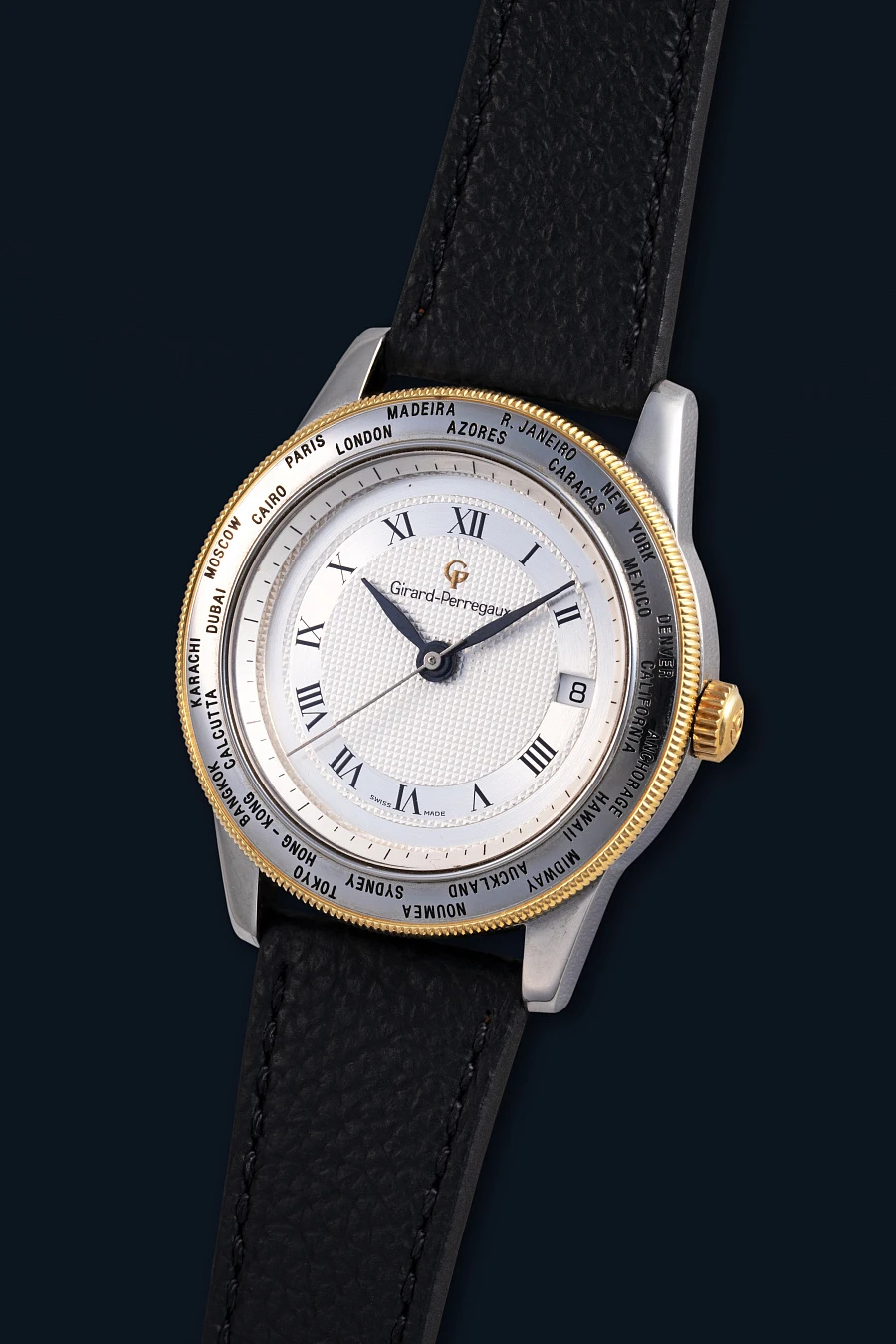 GP90 World Time Ref. 1010 in Stainless Steel