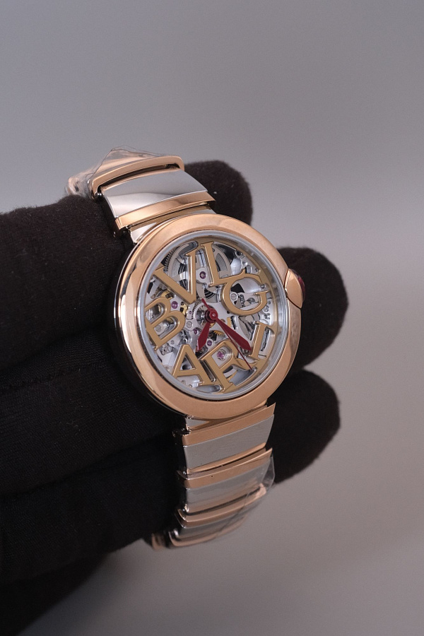 Lvcea Skeleton Steel & Rose Gold 33mm